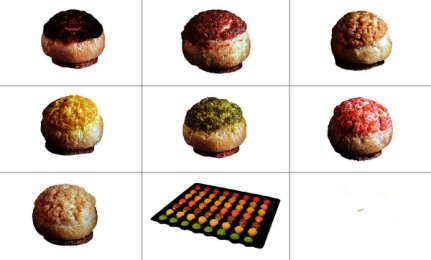 Assortiment mini choux colis 5Gx112 pièces La Rose Noire | Grossiste alimentaire | Dupasquier