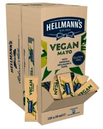 Mayonnaise végétalienne colis 120MLx20 Hellmann's | Grossiste alimentaire | Dupasquier
