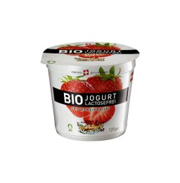Yaourt délactosé à la fraise pot 125G Molkerei Biedermann | Grossiste alimentaire | Dupasquier