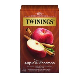 Thé pomme & cannelle boîte 20 sachet à 1,5G Twinings | Grossiste alimentaire | Dupasquier