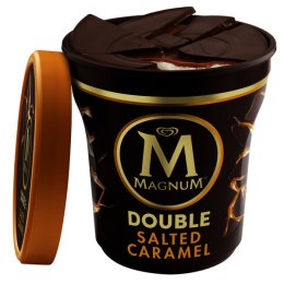 Glace double caramel salé "Double salted caramel" pot 440ML Magnum | Grossiste alimentaire | Dupasquier