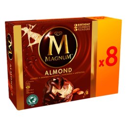 Glace amande "Almond" boîte 110MLx8 Magnum | Grossiste alimentaire | Dupasquier