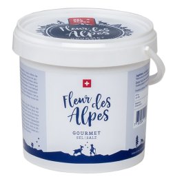 Sel fleur des alpes seau 1KG Sel des Alpes | Dupasquier
