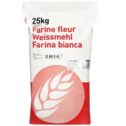 Farine fleur Typ 400 sachet 25KG Groupe Minoteries | Grossiste alimentaire | Dupasquier