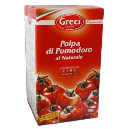 Tomates concassé bag in box 10KG Greci | Grossiste alimentaire | Dupasquier