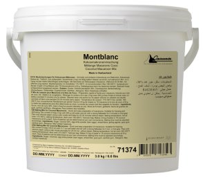 Mélange pour préparation de macarons Montblanc seau 3KG Carma | Grossiste alimentaire | Dupasquier