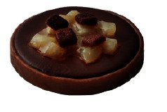 Tartelette passion poire chocolat 79MMx16MM colis (65Gx27) La Rose Noire | Grossiste alimentaire | Dupasquier
