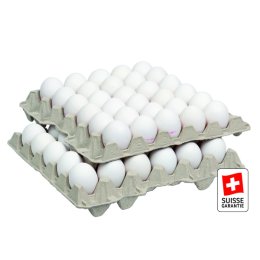Oeufs XL plein air Suisse Garantie plateau de 30 pièces Fischer Eier | Grossiste alimentaire | Dupasquier