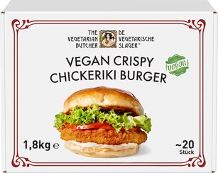 Vegan Crispy Chickeriki Burger colis (20Gx90) The Vegetarian Butcher | Grossiste alimentaire | Dupasquier