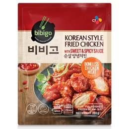 Poulet frit coréen doux et épicé sac 350G Bibigo | Grossiste alimentaire | Dupasquier