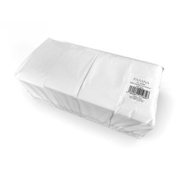 Serviettes blanc une couche 1/8-pli 32cmx32cm paquet 500 pièces Fasana | Grossiste alimentaire | Dupasquier