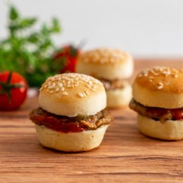 Burger mini classic 20G colis de48 pièces Delicool | Grossiste alimentaire | Dupasquier