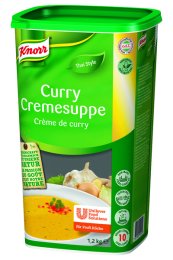 Crème potage au curry boite 1,2KG Knorr | Grossiste alimentaire | Dupasquier